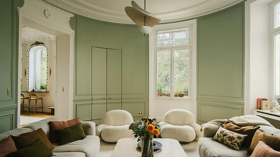 Barwna renowacja zjawiskowego paryskiego apartamentu