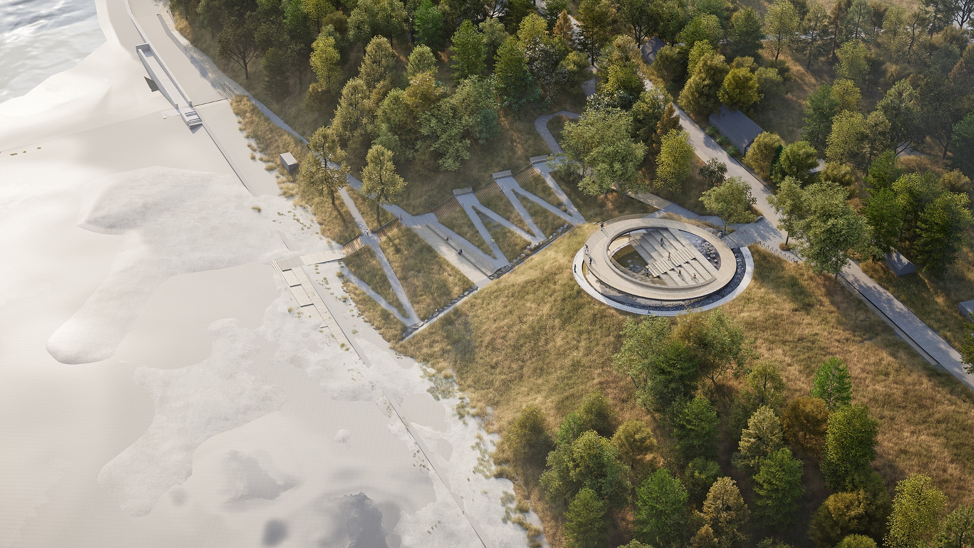 Platforma z niesamowitym widokiem na Bałtyk, największa sztuczna plaża w Europie i wijąca się promenada