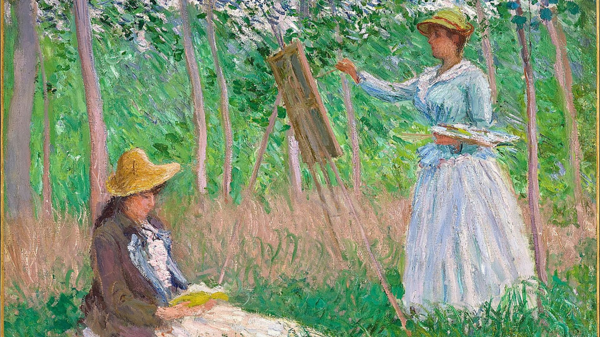 Synowa Moneta też była artystką. Blanche Hoschedé-Monet namalowała blisko 300 pejzaży