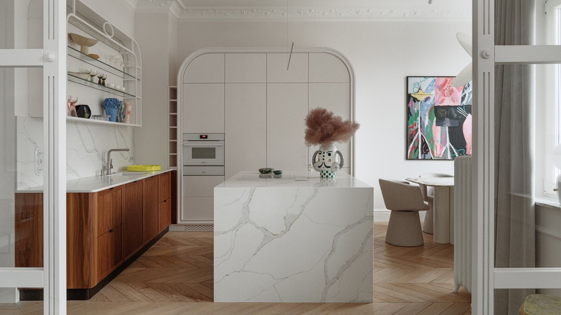 Mieszkanie w secesyjnej kamienicy w Sopocie. Harmonia klasycznej architektury i współczesnego wzornictwa