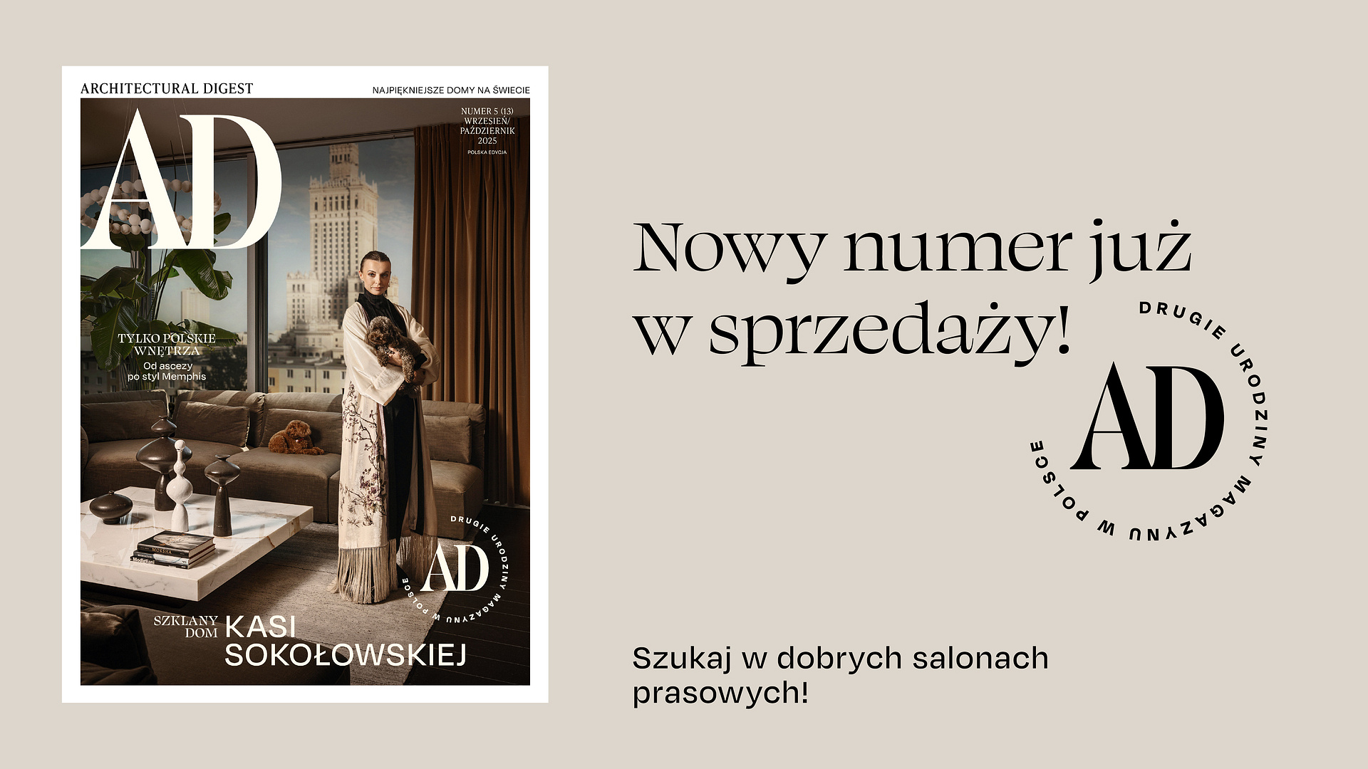 Jest już najnowszy, wrześniowy numer AD Polska