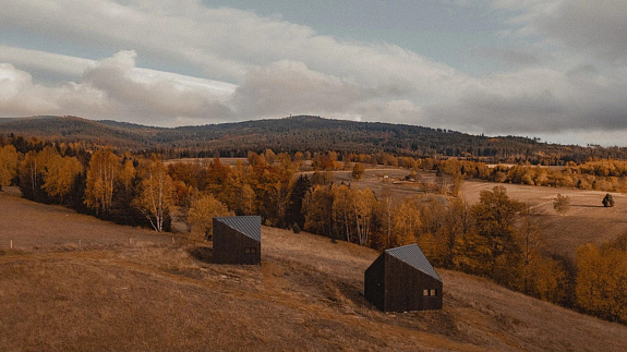 7 cosy domków dla par na jesień 