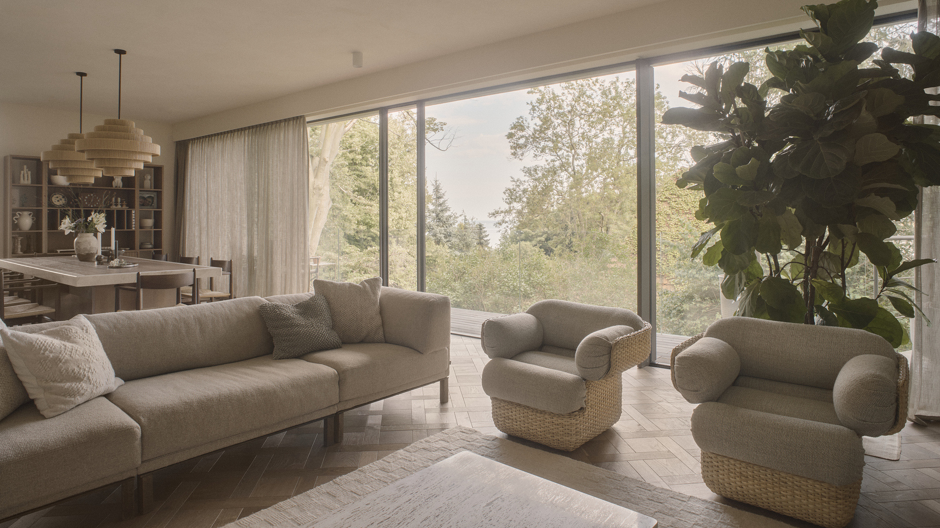 Minimalizm i harmonia, czyli 450-metrowy dom w Gdyni 