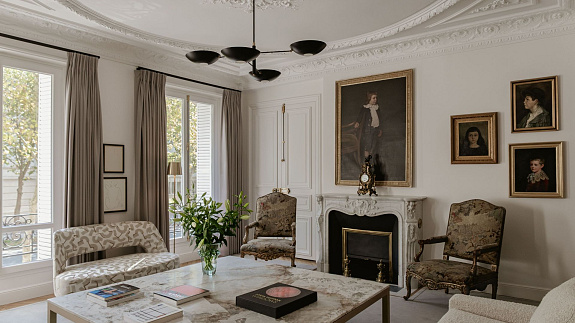 Mieszkanie projektanta wnętrz w XIX-wiecznej kamienicy