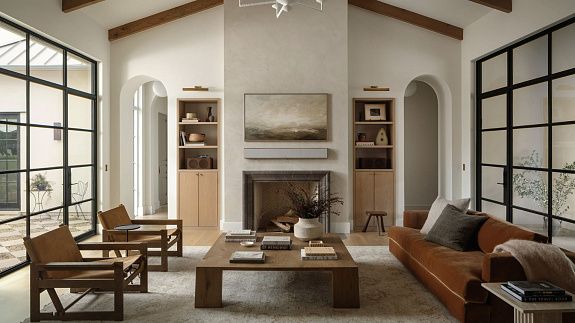 Dom w stylu przytulnego minimalizmu. Nasze serca skradł mosiężny okap w kuchni