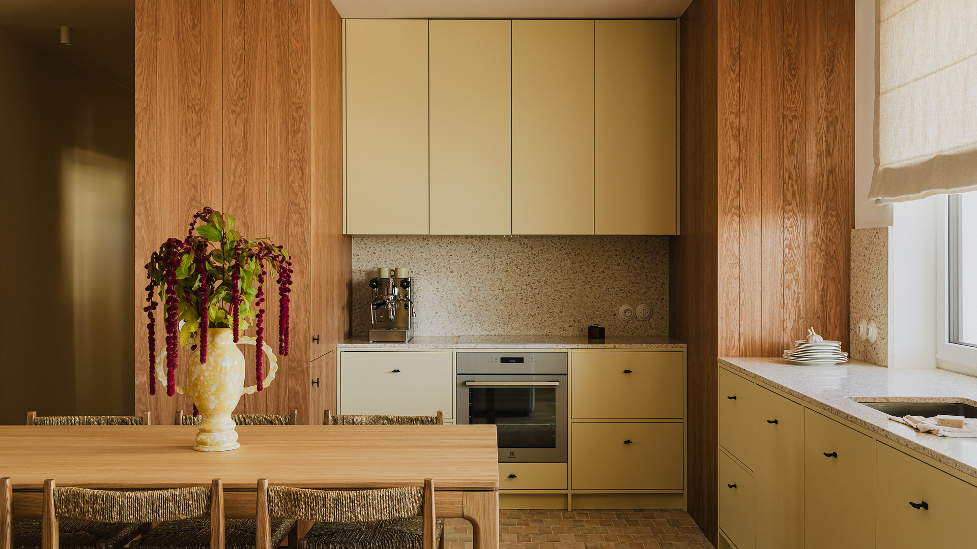 Mieszkanie w stylu modern city cottage na warszawskim Kamionku 