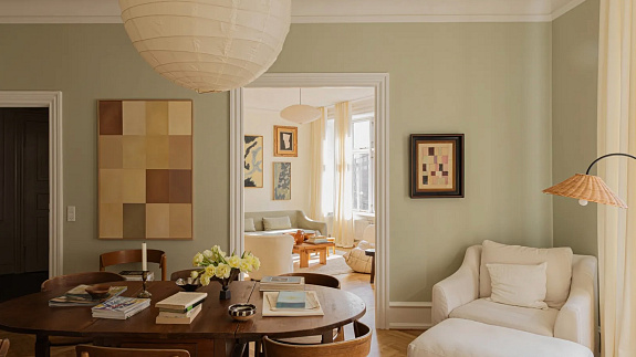 Jasne i przytulne mieszkanie artystki w Kopenhadze 