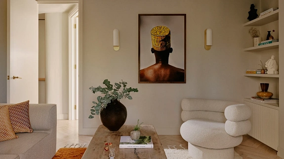 Eklektyczne mieszkanie w Londynie 