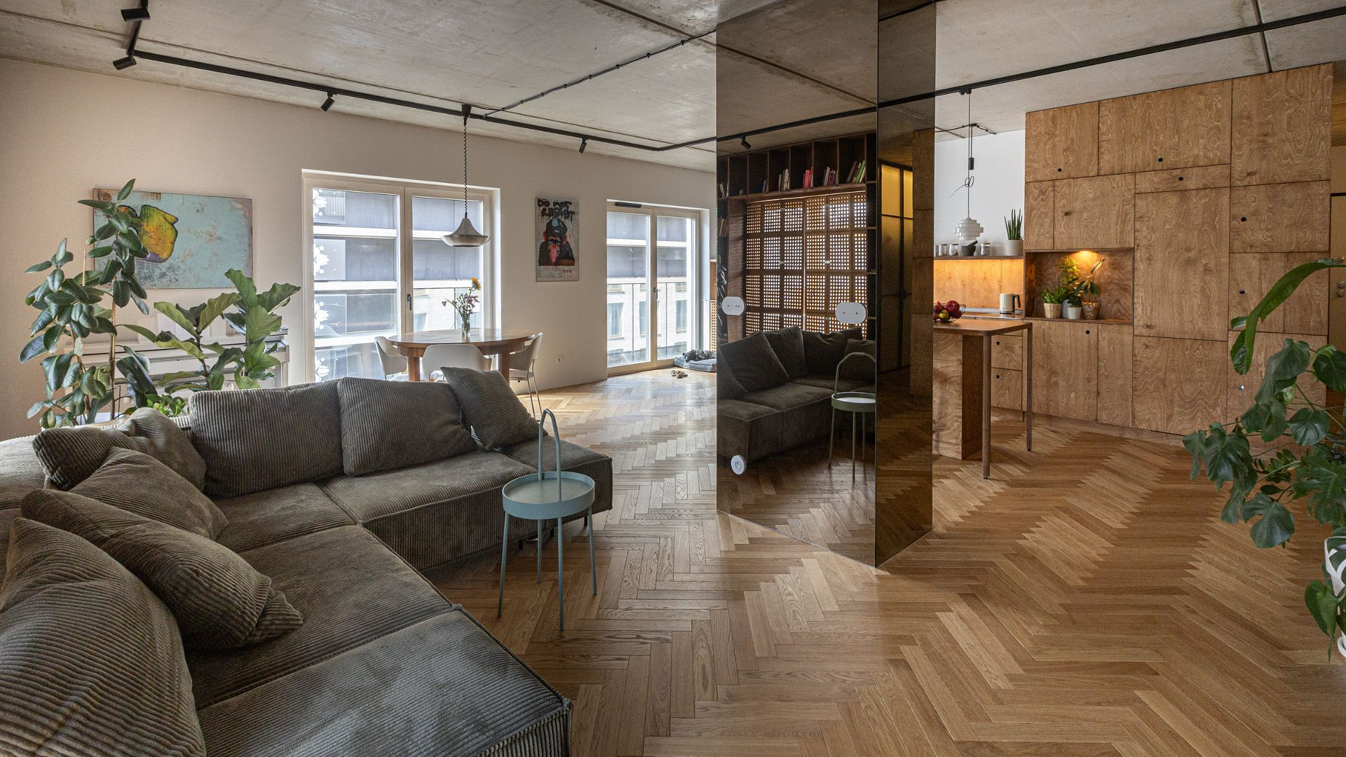 Mieszkanie we Wrocławiu w klimacie lat 80. 