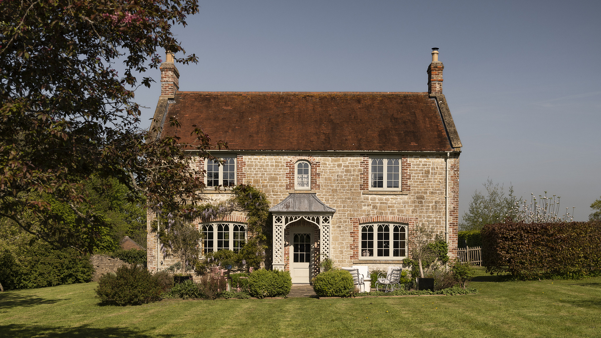 Dom w Somerset: świeży look inspirowany angielską wsią