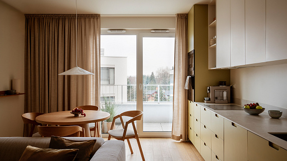 Naturalna paleta barw i dopracowany detal – 60 m² harmonijnego wnętrza autorstwa Studio Mido