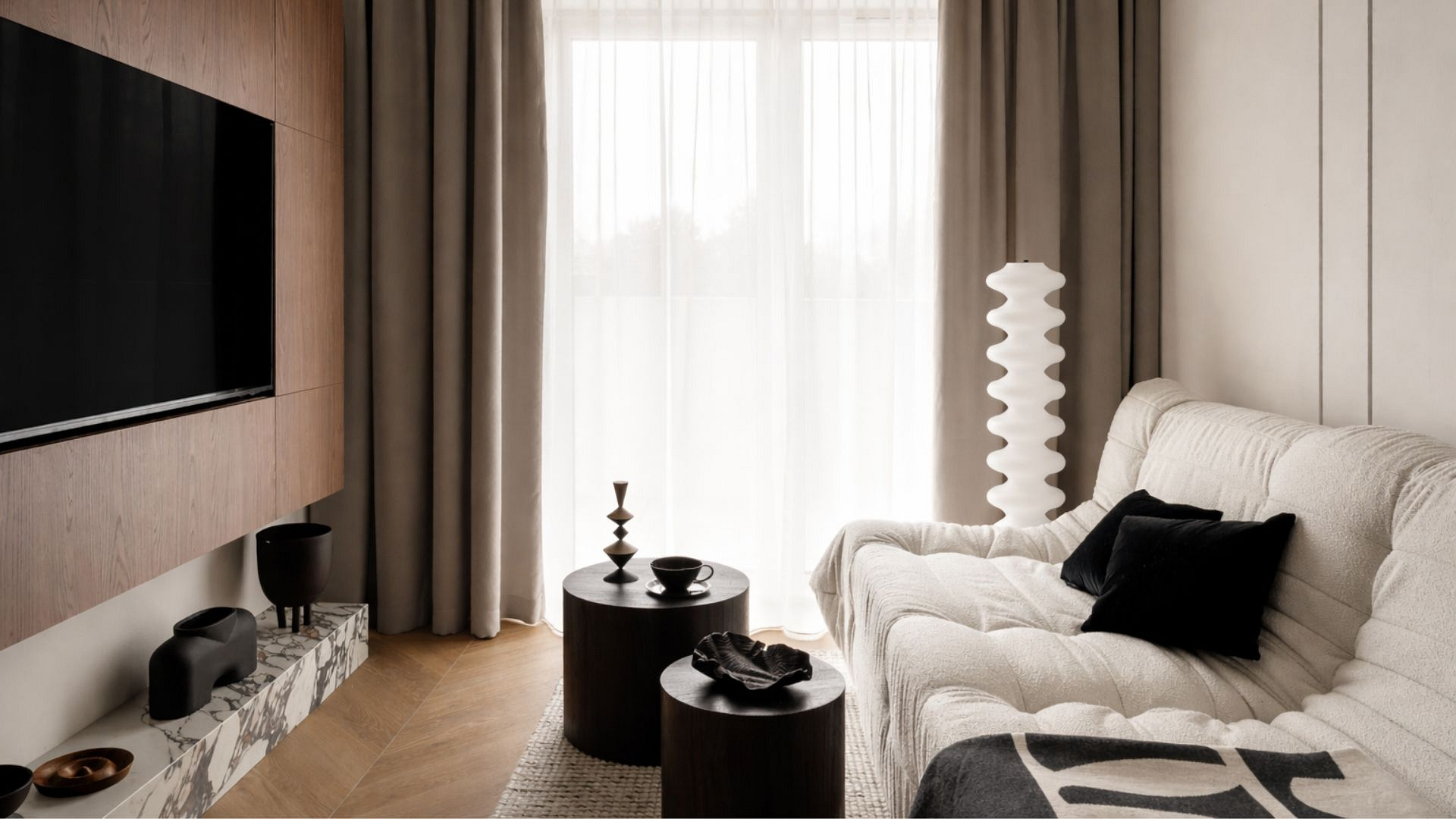 51-metrowe mieszkanie w Katowicach. Kojący azyl dla tych, którzy chcą zwolnić tempo