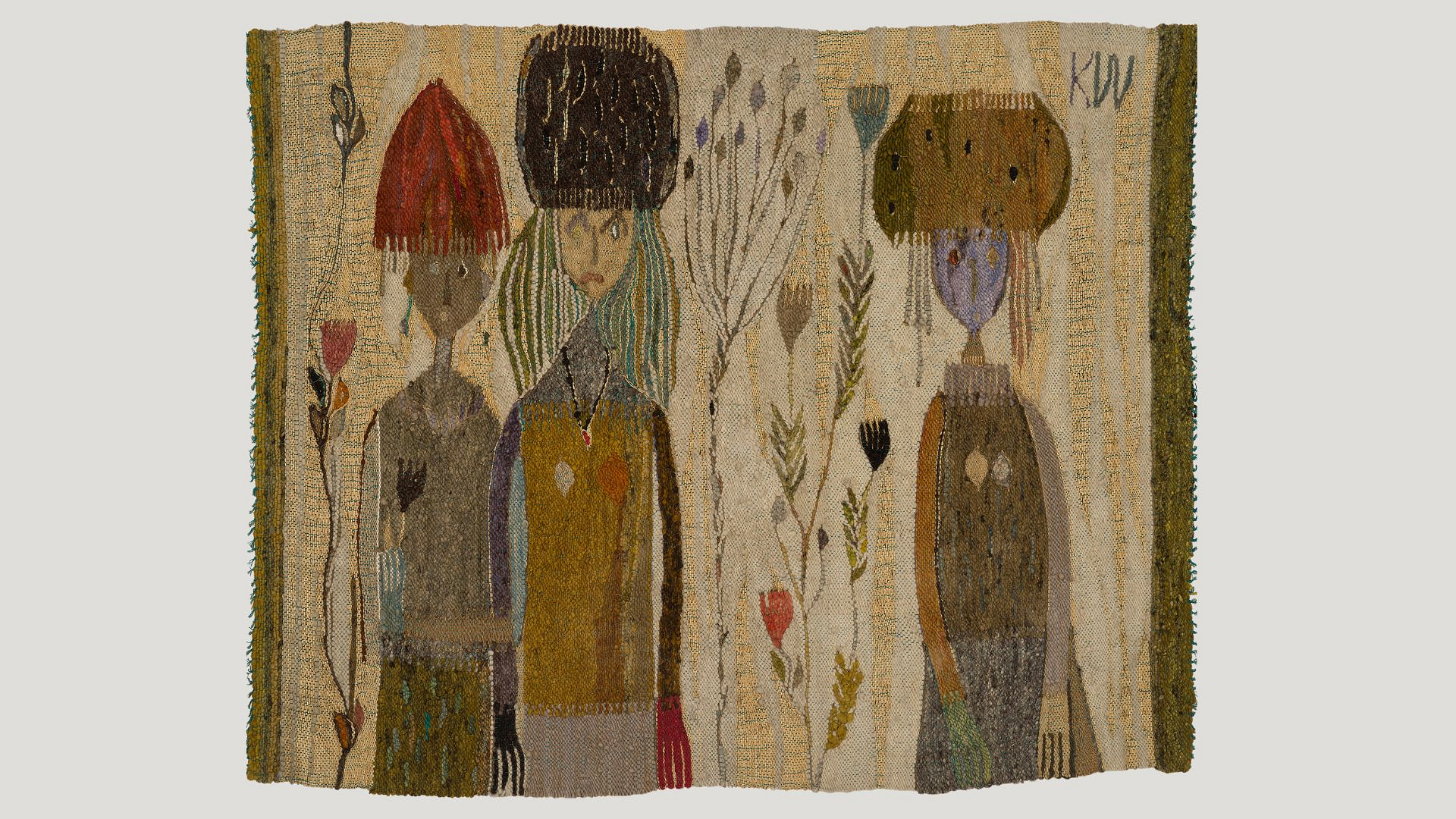 Krystyna Wojtyna-Drouet niedawno świętowała setne urodziny. Jej tkaniny można teraz oglądać w Zachęcie