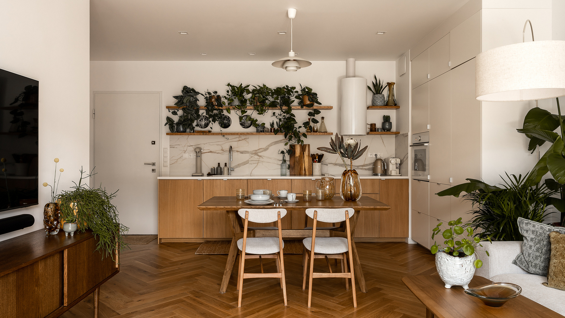 Mieszkanie własne projektantki – 45 m2 na Wilanowie