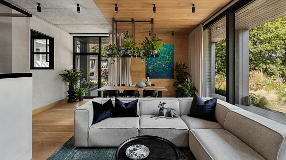 Dom w Krakowie – harmonia nowoczesnych form i codziennego komfortu