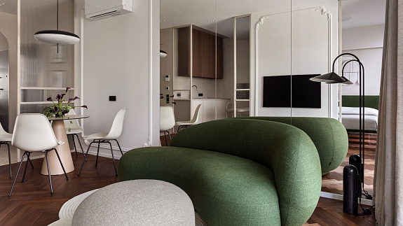 Brak pomysłu na aranżację kawalerki? Zobacz projekt 36-metrowego mieszkania w Warszawie