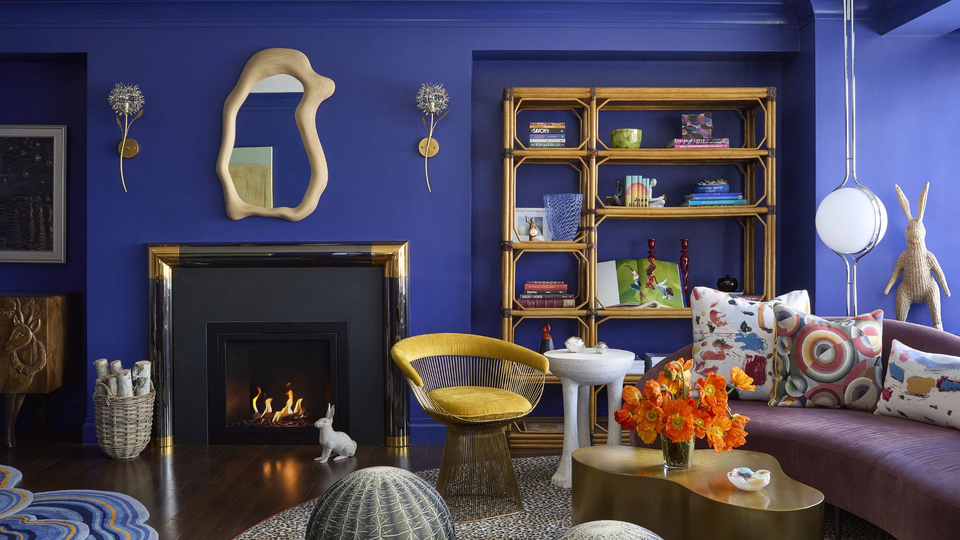 Nasycony kolorami apartament, w którym można zapomnieć o wielkomiejskim zgiełku 