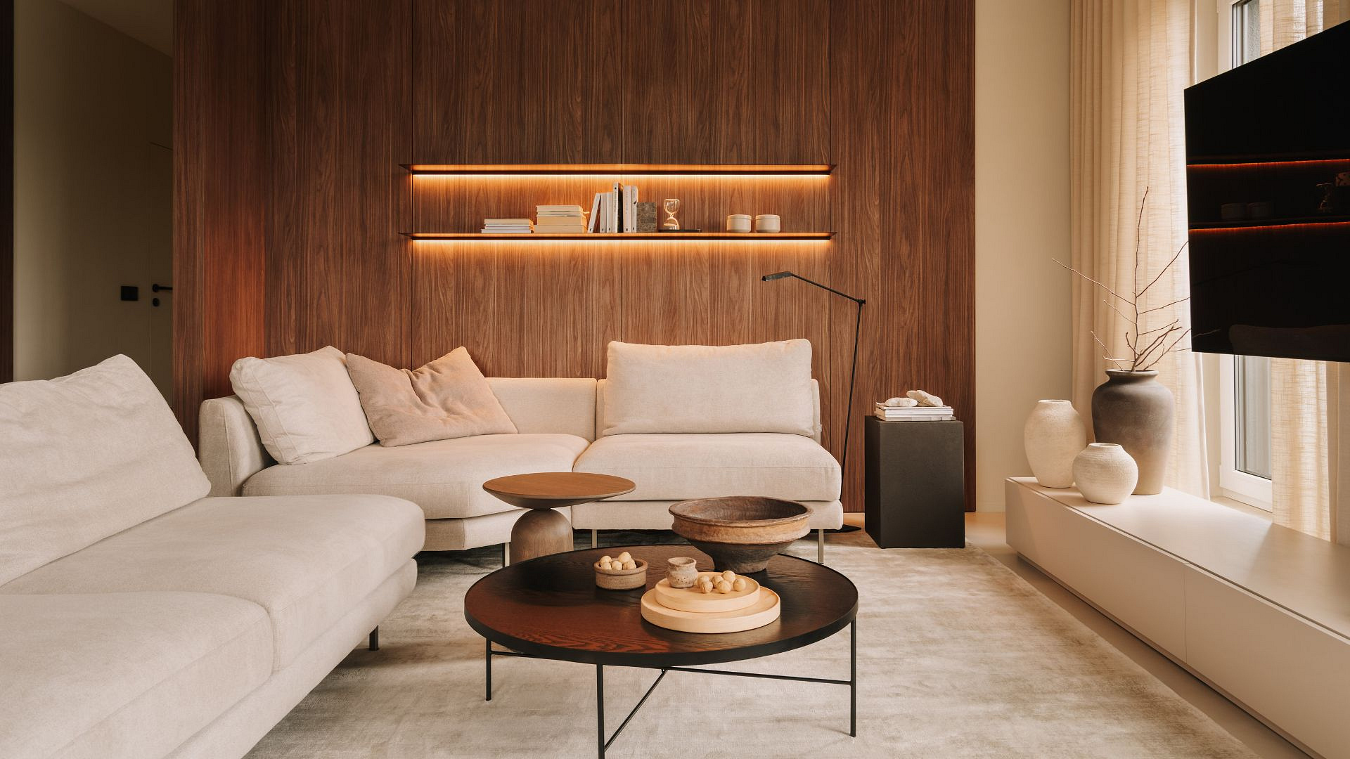 Poznańskie mieszkanie w barwach ziemi