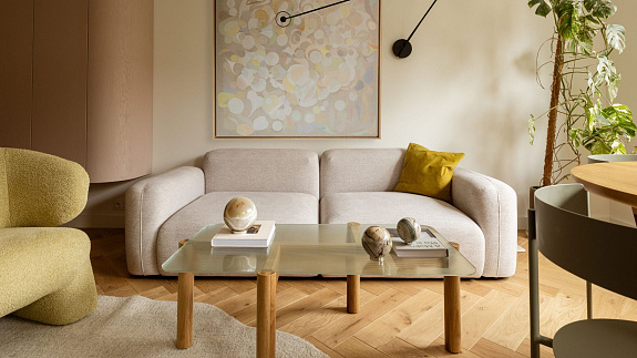 Warszawskie mieszkanie, które łączy estetykę eko z modern classic