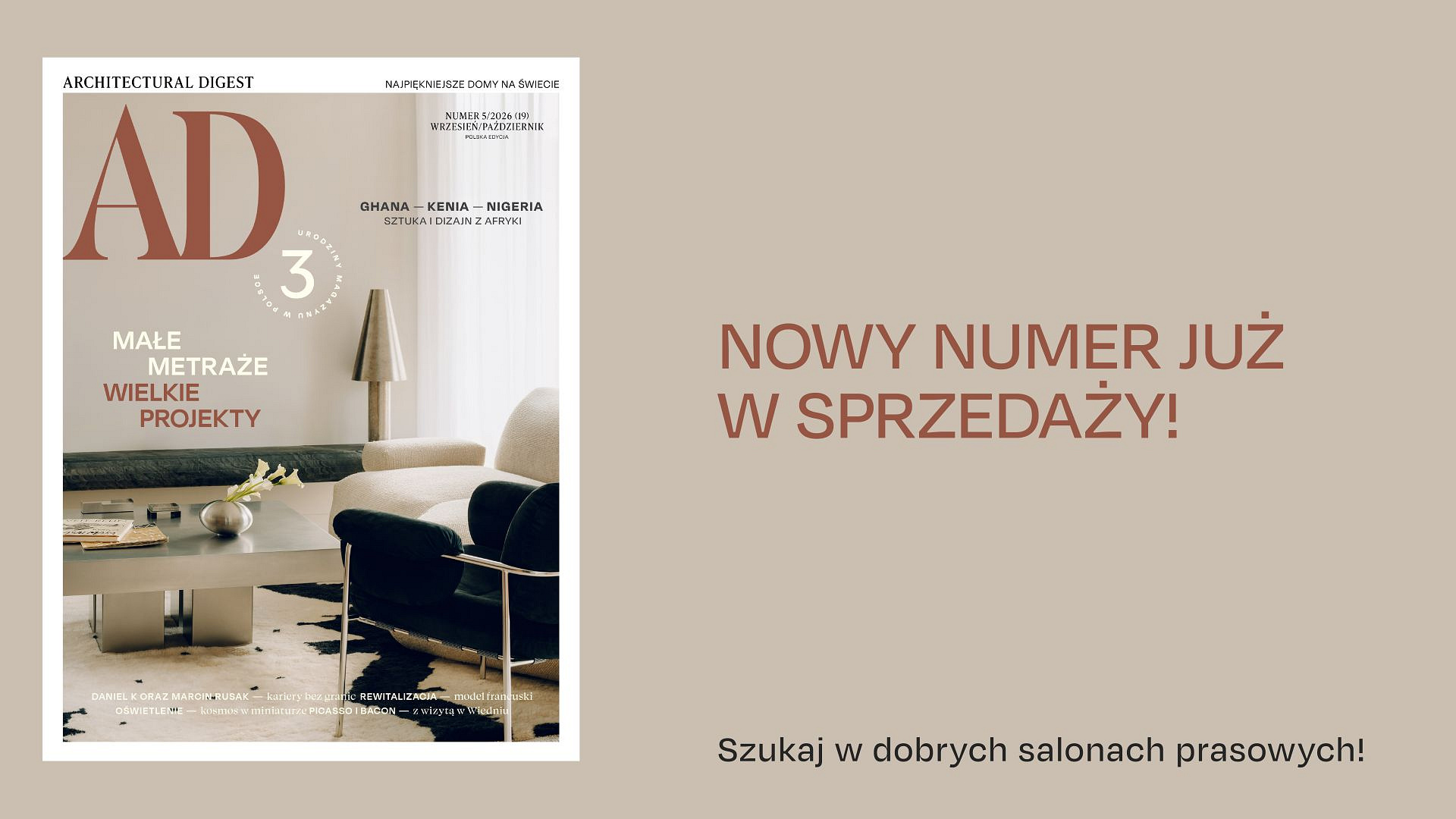 Jesienny numer „AD Polska” już w sprzedaży!