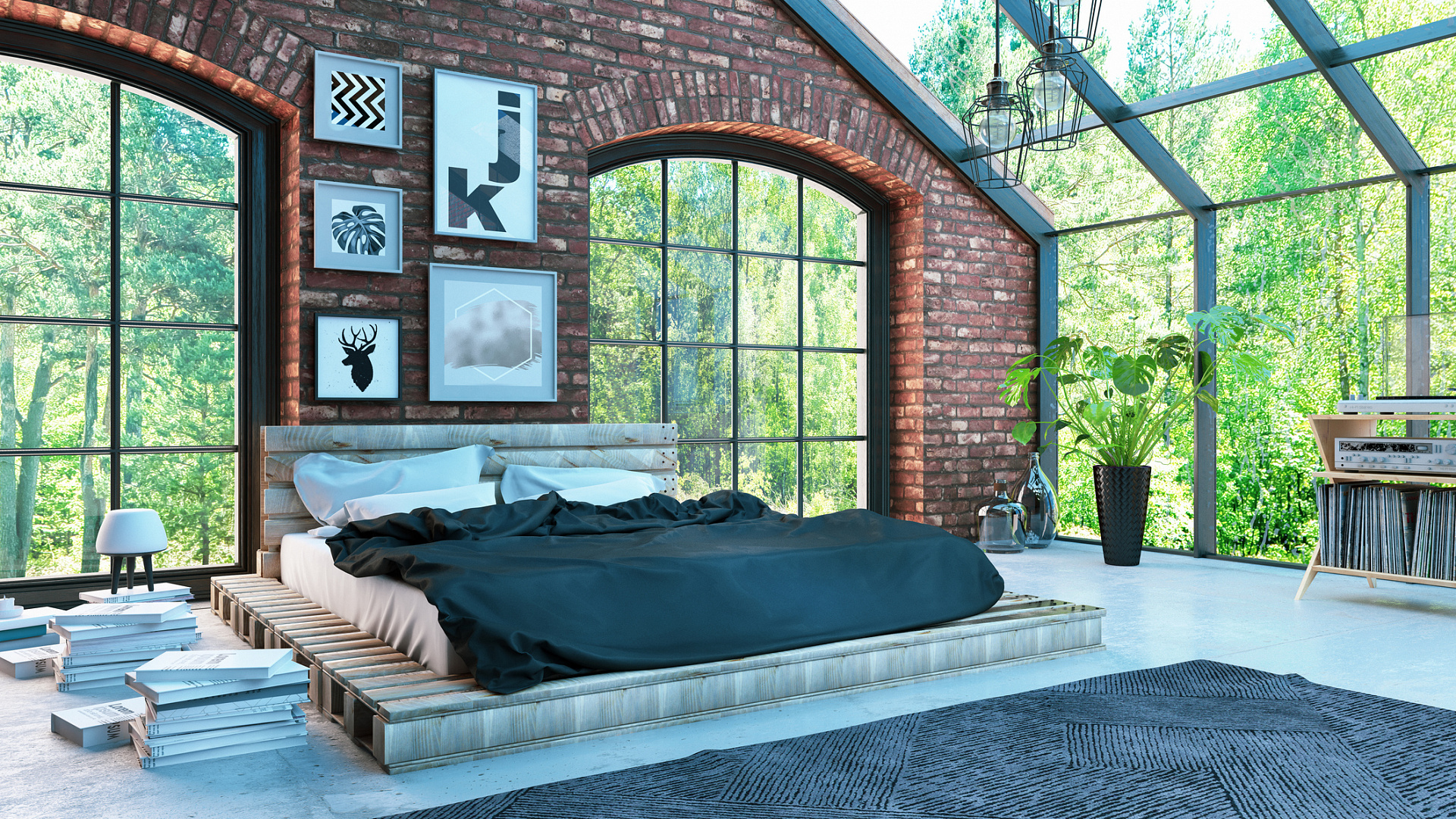 Sypialnia loft - inspiracje. Jak urządzić sypialnię w stylu industrialnym?