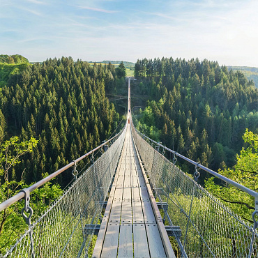 To będzie najdłuższy wiszący most na świecie. Powstanie na Dolnym Śląsku 