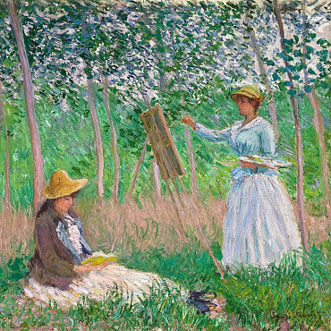 Synowa Moneta też była artystką. Blanche Hoschedé-Monet namalowała blisko 300 pejzaży