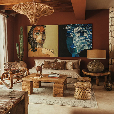 Willa boho w Tulum – pochwała natury i lokalnego rzemiosła 