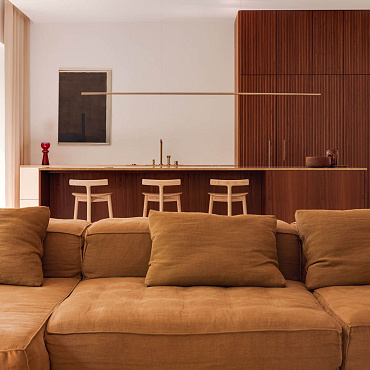 Warszawski apartament inspirowany stylem mid century modern