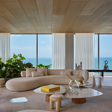 Nowoczesny penthouse w Brazylii. Ten widok jest elementem wystroju wnętrza!