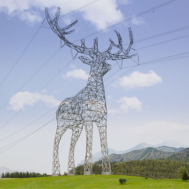 Gigantyczne rzeźby zwierząt zamiast słupów energetycznych? Intrygujący projekt Austriaków