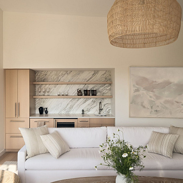 Dom na wyspie – letnia posiadłość w stylu przytulnego minimalizmu