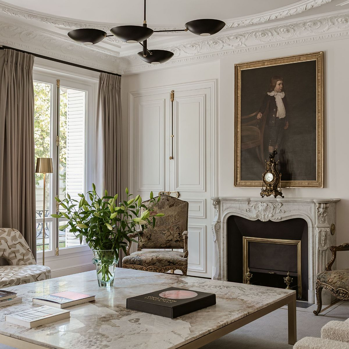 Mieszkanie projektanta wnętrz w XIX-wiecznej kamienicy