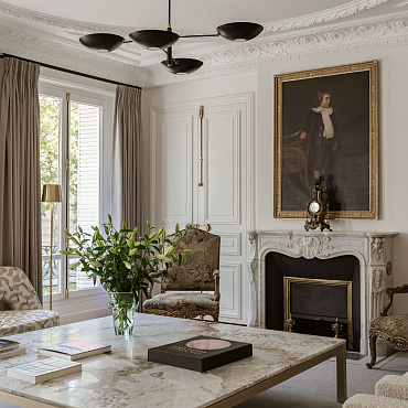 Mieszkanie projektanta wnętrz w XIX-wiecznej kamienicy