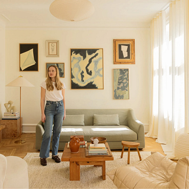 Jasne i przytulne mieszkanie artystki w Kopenhadze 