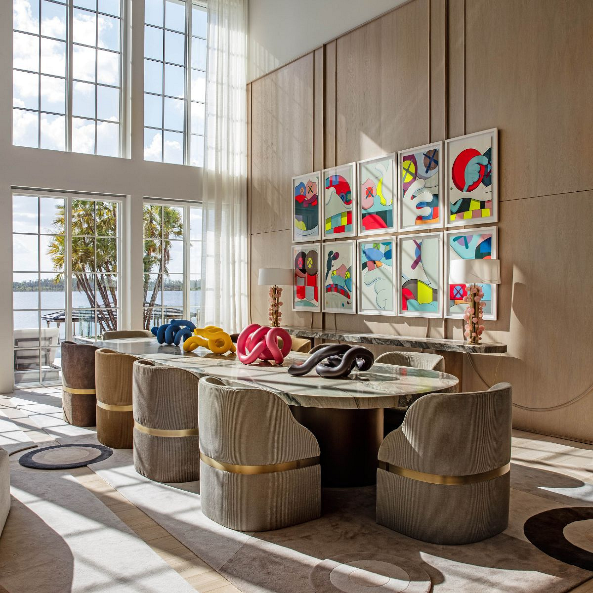 Nowoczesny dom z prywatnym salonem fryzjerskim i halą sportową