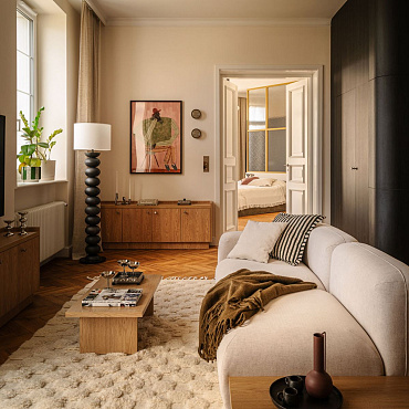 100-metrowe mieszkanie w Gdyni to współczesna interpretacja przedwojennego modernizmu