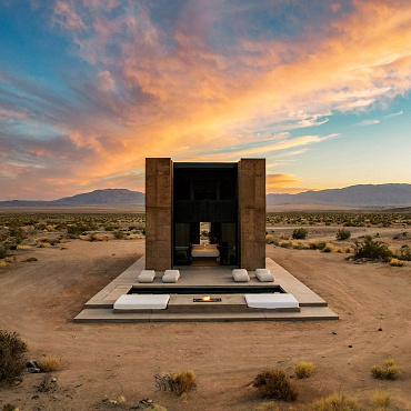 Pustynne uzdrowisko. Z otwartej na niebo sypialni można tu oglądać gwiazdy
