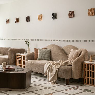 Kunsztownie zdobiony apartament w Mumbaju