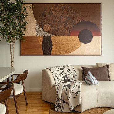 Mieszkanie własne architektów – przestrzeń celebrująca dziedzictwo kulturowe i współczesny design