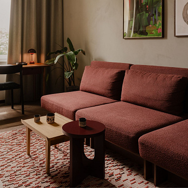 Mieszkanie w Gdańsku – przestrzeń inspirowana stylem japandi i mid century