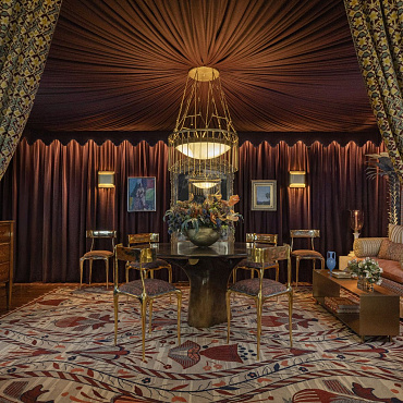 Jadalnia jako luksusowy, orientalny namiot