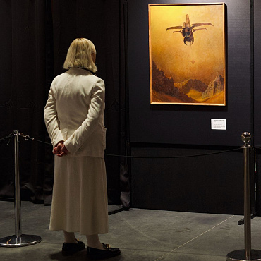 Zaginiony od 50 lat obraz Zdzisława Beksińskiego wrócił do Polski. Można go oglądać na wystawie