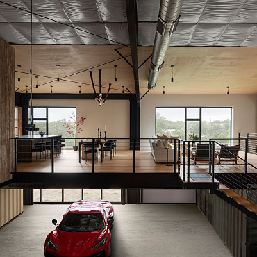 Dom kierowcy wyścigowego. Tu motoryzacyjna precyzja łączy się z kojącymi wnętrzami