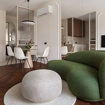 Brak pomysłu na aranżację kawalerki? Zobacz projekt 36-metrowego mieszkania w Warszawie