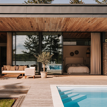 Dom nad Narwią – architektura spokoju