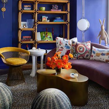 Nasycony kolorami apartament, w którym można zapomnieć o wielkomiejskim zgiełku 