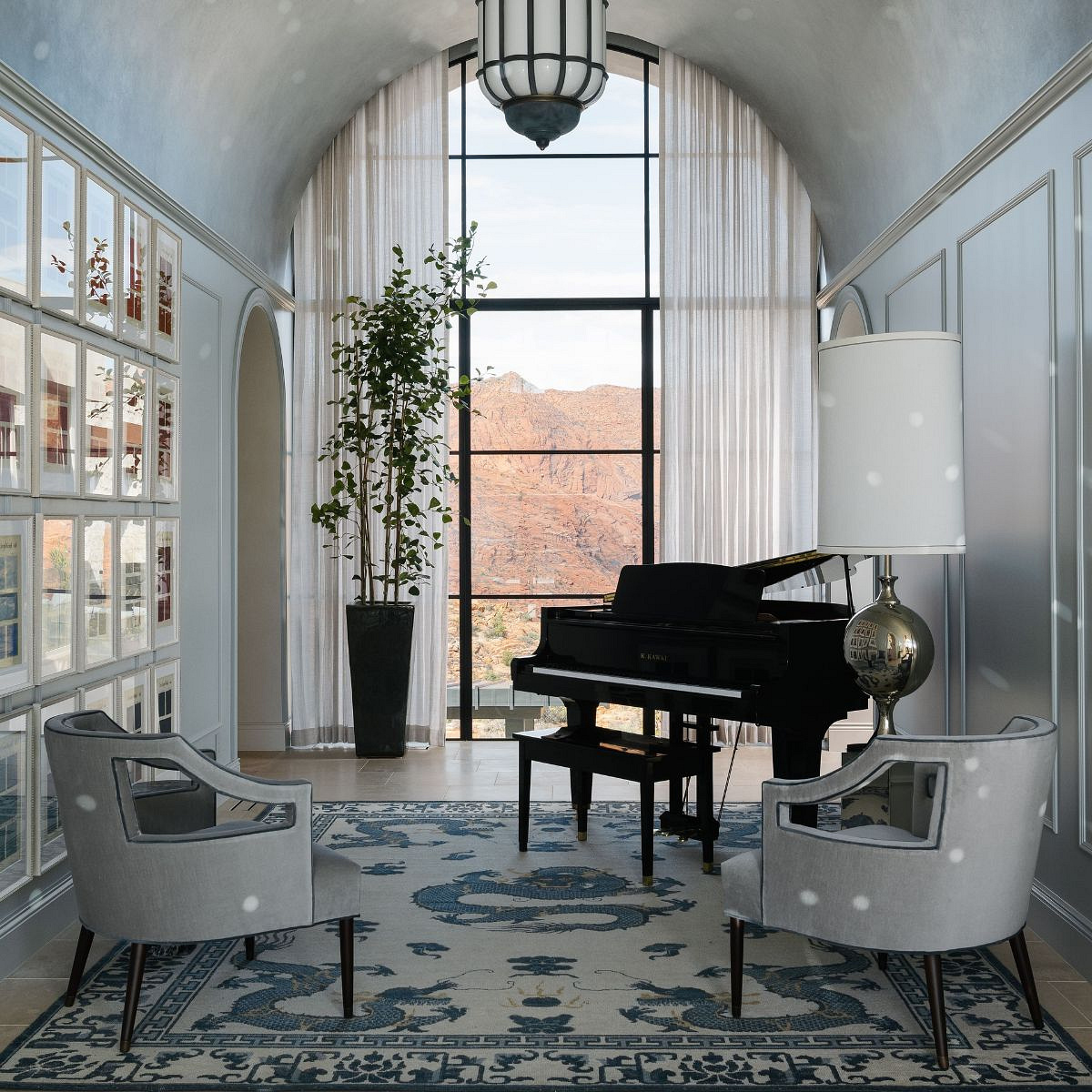 Dom inspirowany butikowymi hotelami i stylem art deco