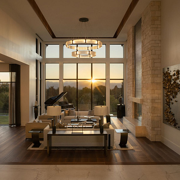 Górska posiadłość, która czerpie z lokalnego krajobrazu i rozmachu luksusowych hoteli