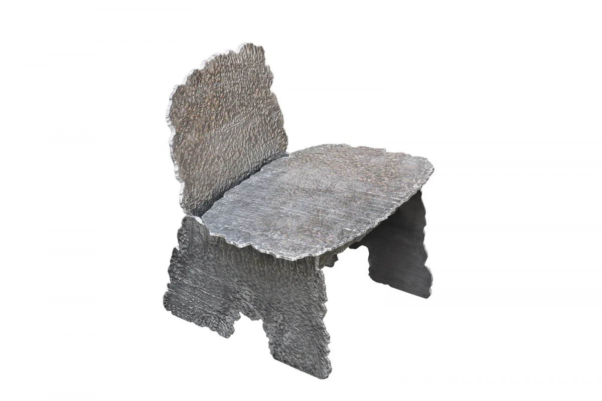 krzeslo z resztek aluminium